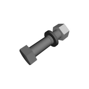 COMMSCOPE Galvanized Bolt Kit, Grade 5, 5/8 in x 4 in .